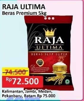 Promo Harga Raja Ultima Beras Slyp Super 5000 gr - Alfamart