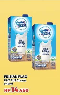 Promo Harga Frisian Flag Susu UHT Purefarm Full Cream 946 ml - Yogya