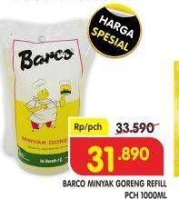 Promo Harga BARCO Minyak Goreng Kelapa 1000 ml - Superindo