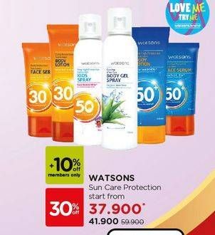 Promo Harga WATSONS Suncare Range  - Watsons