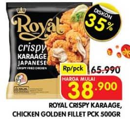 Promo Harga Belfoods Royal Nugget Crispy Karaage, Golden Fillet 500 gr - Superindo