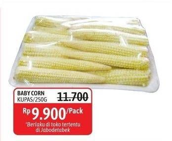 Promo Harga Baby Corn Kupas 250 gr - Alfamidi