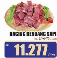 Promo Harga Daging Rendang Sapi per 100 gr - Hari Hari