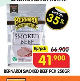 Promo Harga Bernardi Smoked Beef 250 gr - Superindo