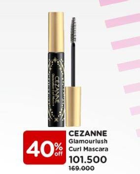 Promo Harga CEZANNE Glamourlush Curl Mascara  - Watsons