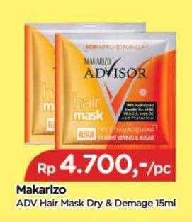 Promo Harga Makarizo Hair Mask Repair 15 ml - TIP TOP