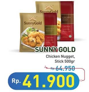Promo Harga Sunny Gold Chicken Nugget/Stick  - Hypermart