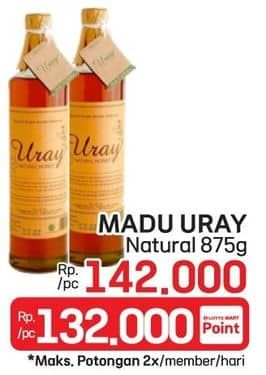 Promo Harga Madu Uray 875 gr - LotteMart