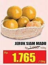 Promo Harga Jeruk Siam Madu per 100 gr - Hari Hari