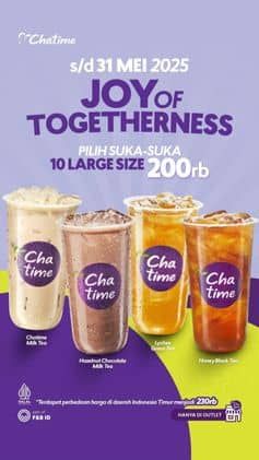 Promo Harga Joy of Togetherness  - Chatime