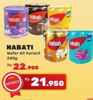 Promo Harga Nabati Bites All Variants 240 gr - Yogya