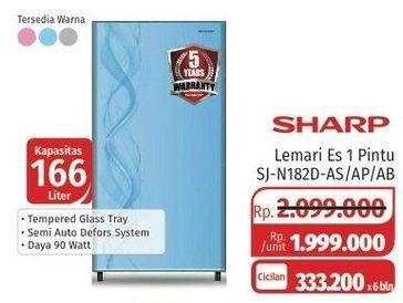 Promo Harga SHARP SJ-N182D AS/AP/AB  - Lotte Grosir