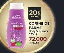 Promo Harga CORINE DE FARME Intimate Care Protecting 250 ml - Watsons