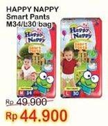 Promo Harga Happy Nappy Smart Pantz Diaper M34, L30  - Indomaret