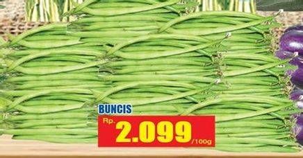 Promo Harga Buncis per 100 gr - Hari Hari