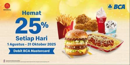 Promo Harga Hemat 25% Setiap Hari  - McD