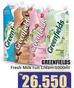 Promo Harga Greenfields Fresh Milk Full Cream 1000 ml - Hari Hari