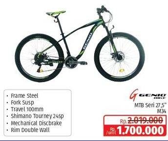 Promo Harga Genio MTB 27,5" Tulsa  - Lotte Grosir