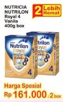 Promo Harga NUTRILON Royal 4 Susu Pertumbuhan Vanila per 2 box 400 gr - Indomaret