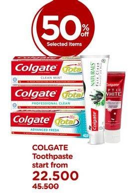 Promo Harga COLGATE Toothpaste 96 gr - Watsons