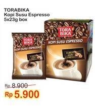 Promo Harga Torabika Kopi Susu Espresso 5 pcs - Indomaret