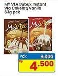 Promo Harga My Vla Vla Pudding Vanilla, Coklat 60 gr - Indomaret