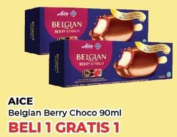 Promo Harga Aice Ice Cream Belgian Berry Choco 90 gr - Yogya