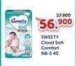 Promo Harga Sweety Silver Comfort Perekat NB-S40 40 pcs - Alfamidi