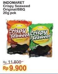 Promo Harga INDOMARET Crispy Seaweed Barbeque, Original 20 gr - Indomaret