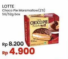Promo Harga Lotte Chocopie Marshmallow per 2 pcs 28 gr - Indomaret
