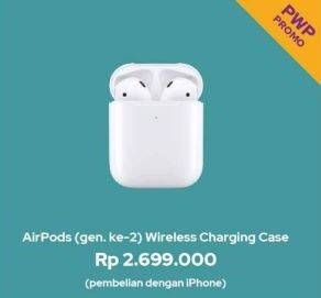 Promo Harga APPLE AirPods Generasi Ke-2  - iBox