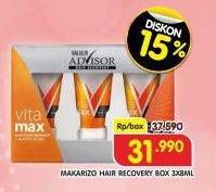 Promo Harga Makarizo Hair Recovery Vitamax per 3 pcs 8 ml - Superindo
