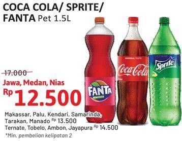 Coca Cola / Sprite / Fanta Pet 1,5L