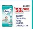 Promo Harga Sweety Silver Pants M30, M32, L26, L28, XL24 24 pcs - Alfamidi