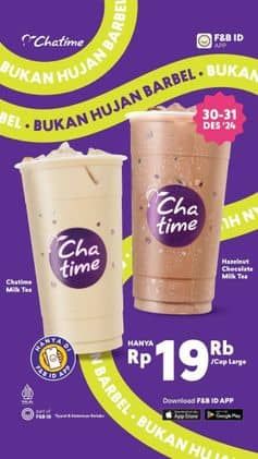 Promo Harga Bukan Hujan Barbel  - Chatime