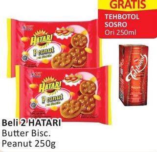 Promo Harga ASIA HATARI Jam Biscuits Peanut 250 gr - Alfamart