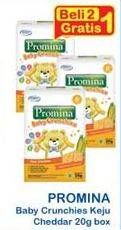 Promo Harga PROMINA 8+ Baby Crunchies Keju per 2 box 20 gr - Indomaret