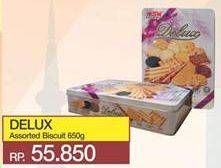 Promo Harga ASIA Delux Assorted Biscuit 650 gr - Yogya