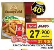 Promo Harga SUNNY GOLD Chicken Stick 500 gr - Superindo