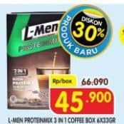 Promo Harga L-men Proteinmix Coffee 198 gr - Superindo