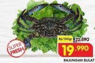 Promo Harga Rajungan Bulat per 100 gr - Superindo