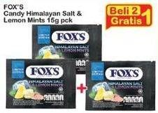 Promo Harga Foxs Himalayan Salt & Lemon Mints 15 gr - Indomaret
