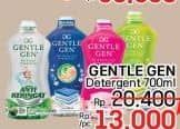 Promo Harga Gentle Gen Deterjen 700 ml - LotteMart