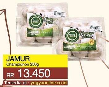 Promo Harga Jamur Champignon (Jamur Kancing) per 250 gr - Yogya