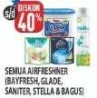 Promo Harga BAYFRESH / GLADE / SANITER / STELLA / BAGUS Air Freshener  - Hypermart