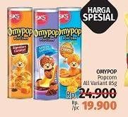 Promo Harga OMYPOP Popcorn All Variants 85 gr - LotteMart