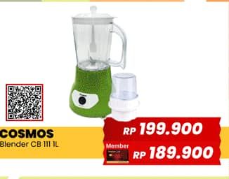 Promo Harga Cosmos CB-111 Blender 1 L  - Yogya
