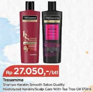 Promo Harga Tresemme Shampoo Keratin Smooth, Scalp Care 170 ml - TIP TOP