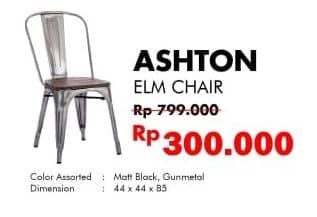 Promo Harga Ashton Elm Chair  - Carrefour