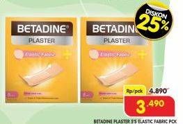 Promo Harga Betadine Plaster Elastic 5 pcs - Superindo